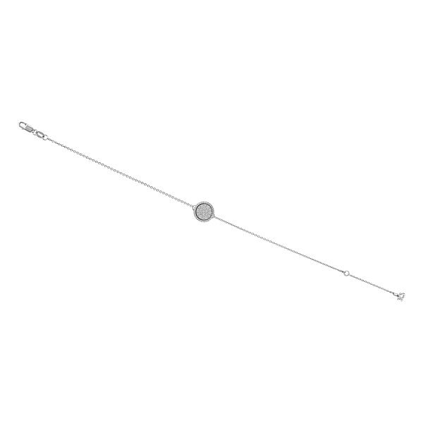 Браслет из белого золота с бриллиантами