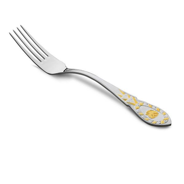 Вилка столовая из серебра 