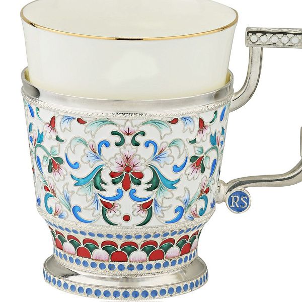 Подстаканник «L`EAU» из серебра 