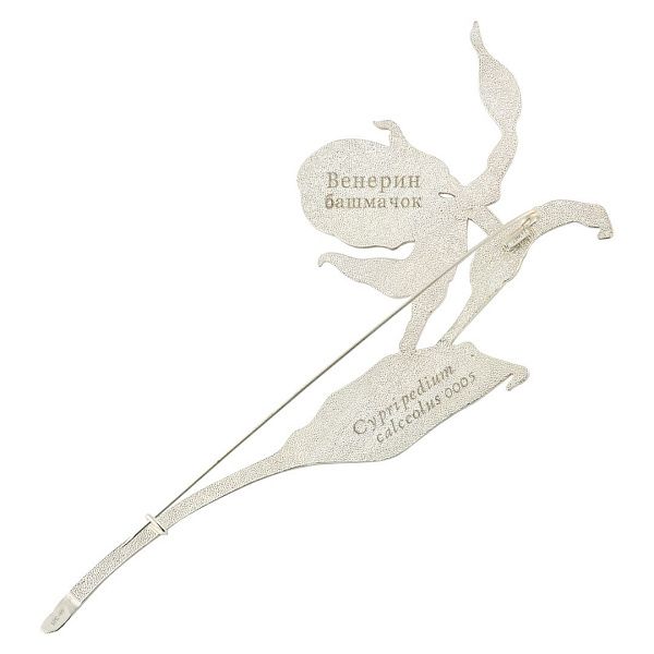 Брошь «Венерин башмачок»