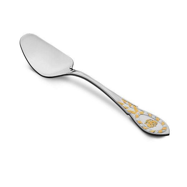 Ложка для салата из серебра 