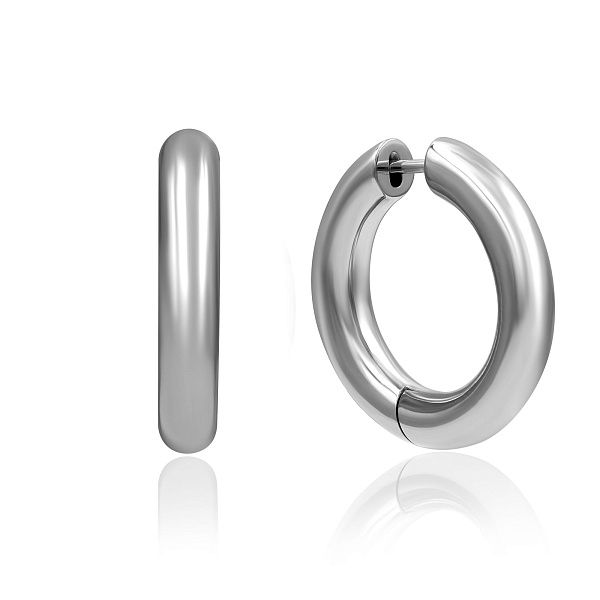 Серьги из белого золота 