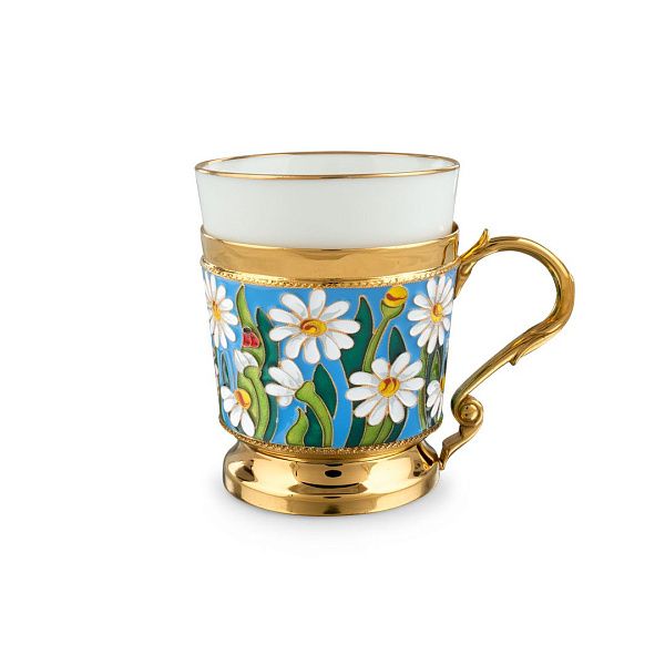 Набор кофейный «Любит - не любит» из серебра