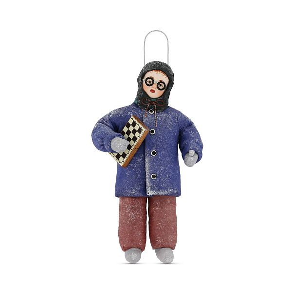 Елочная игрушка «Толик-шахматист» 