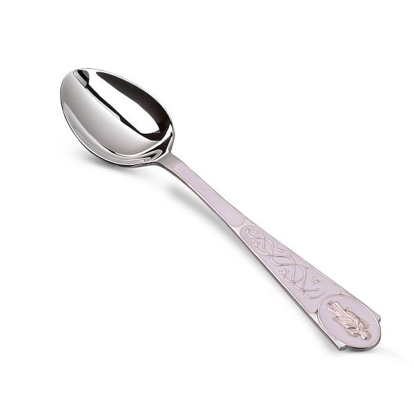 Ложка чайная «Ангел» из серебра 