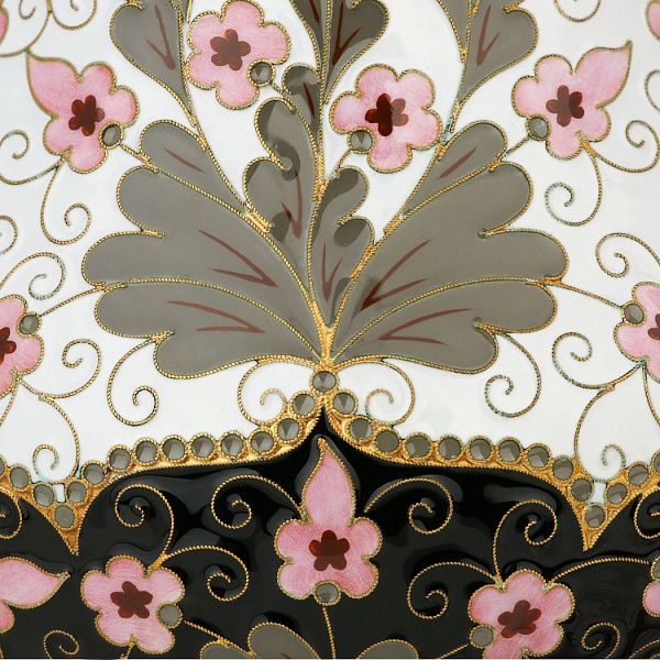 Кофейник «Луговые цветы» из серебра 