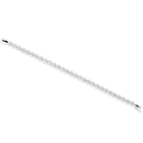 Браслет из белого золота с бриллиантами