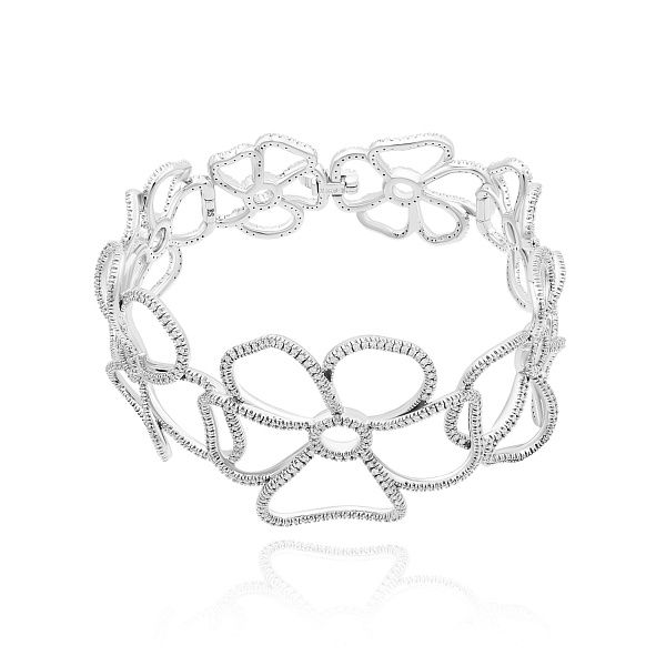 Браслет из белого золота с бриллиантами