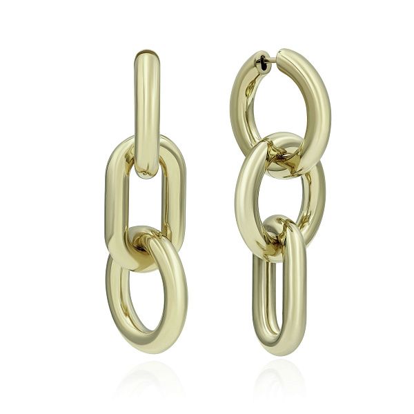 Серьги из желтого золота