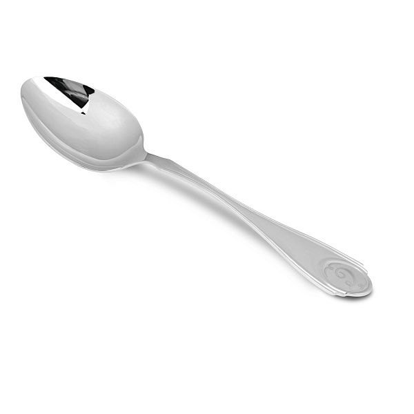 Ложка чайная с буквой «С» из серебра