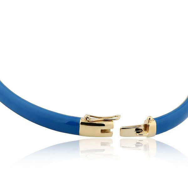 Браслет из желтого золота с гранатом