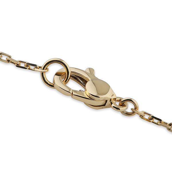 Браслет из желтого золота с бирюзой и бриллиантами