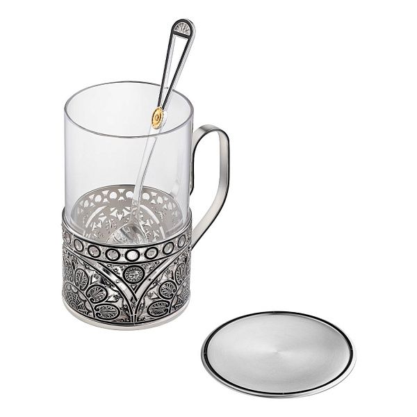 Подстаканник «Певческий мост» из серебра