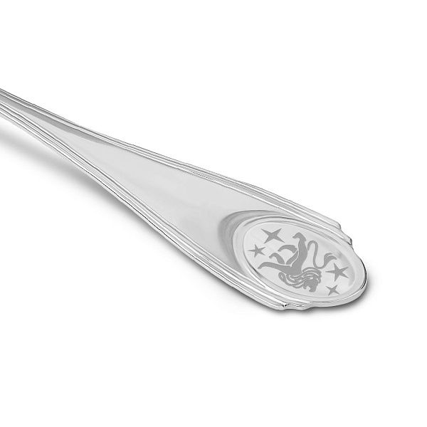 Ложка чайная «Лев» из серебра 