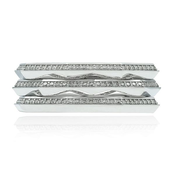 Кольцо из белого золота с бриллиантами