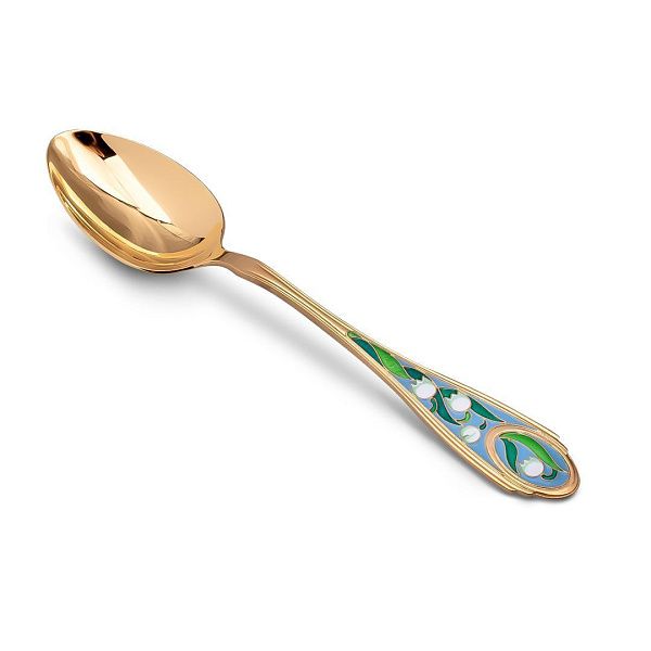 Ложка «Ландыши» столовая из серебра