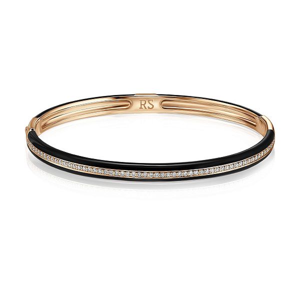 Браслет из желтого золота с бриллиантами