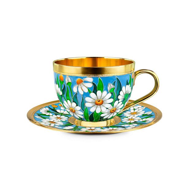 Сервиз чайный из серебра