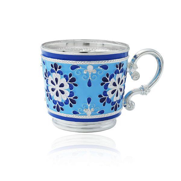 Набор кофейный из серебра