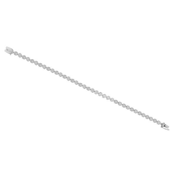 Браслет из белого золота с бриллиантами