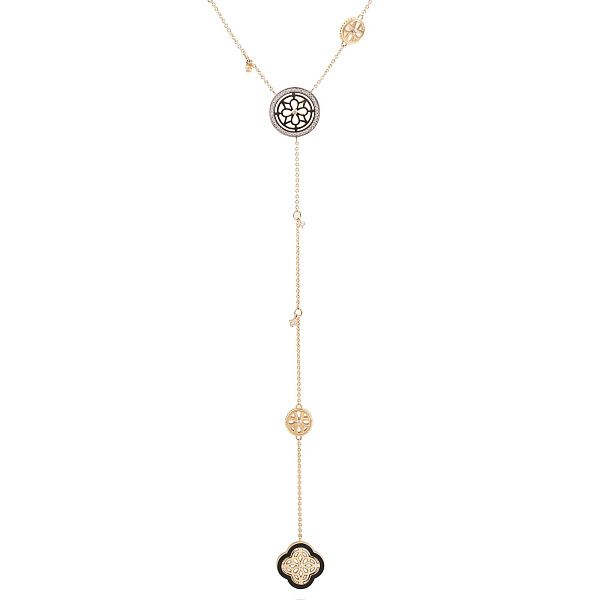 Колье из желтого золота с бриллиантами