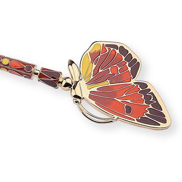 Ложка чайная «Желтушка шафрановая» из серебра