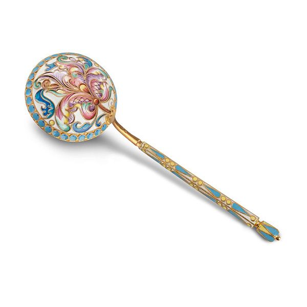 Ложка для варенья из серебра 