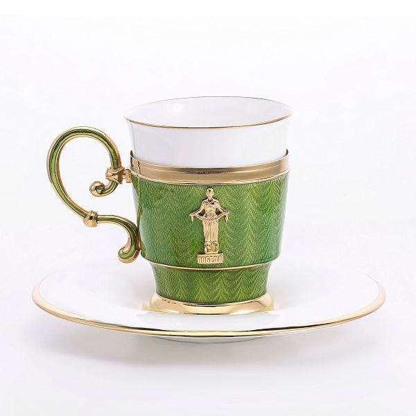 Набор чайный «80 лет Победы» из серебра