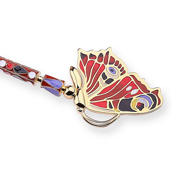 Ложка чайная «Павлиний глаз» из серебра