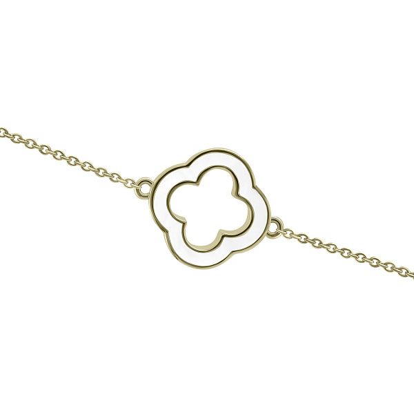 Браслет из желтого золота с бриллиантами