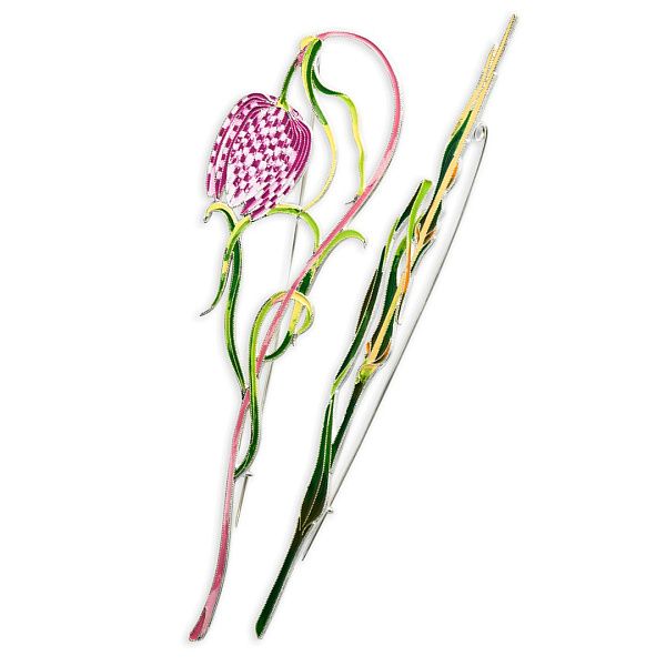 Брошь «Канареечник»