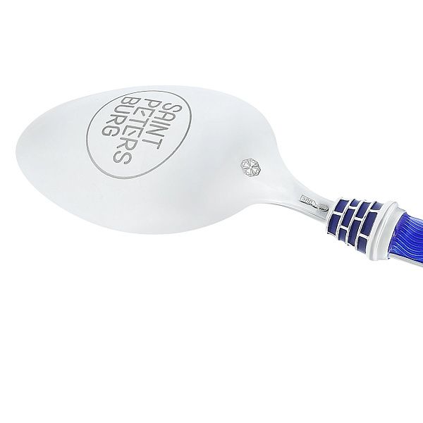 Ложка чайная «Зенит Арена» из серебра