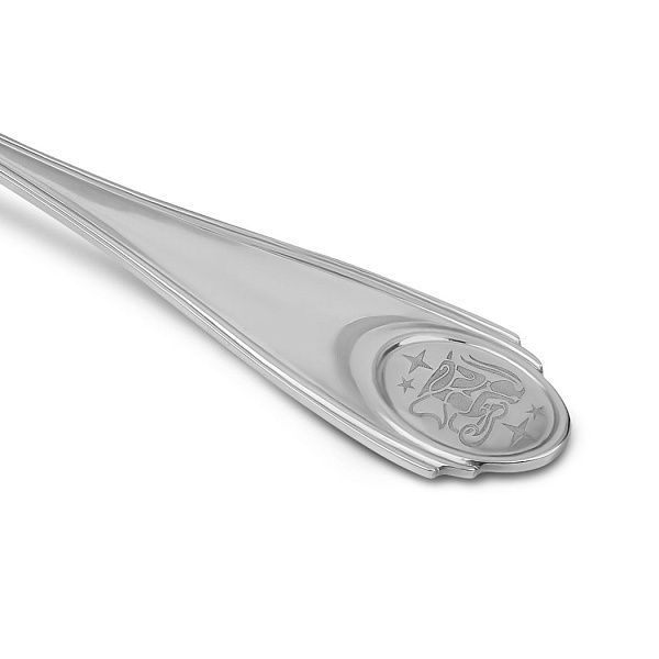 Ложка чайная «Водолей» из серебра 