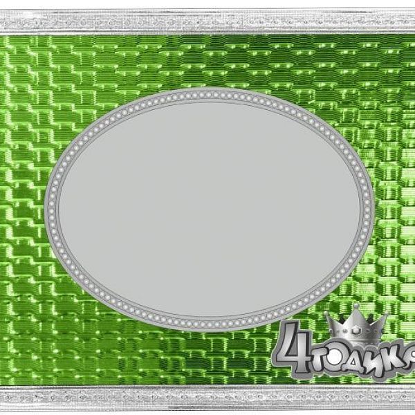 Рамка для фото с деревом и ювелирным стеклом