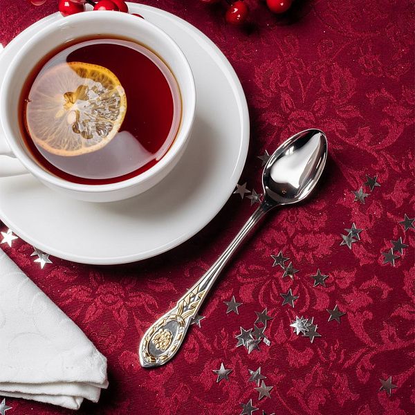 Ложка чайная из серебра 