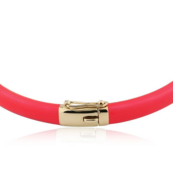 Браслет из желтого золота с аметистом