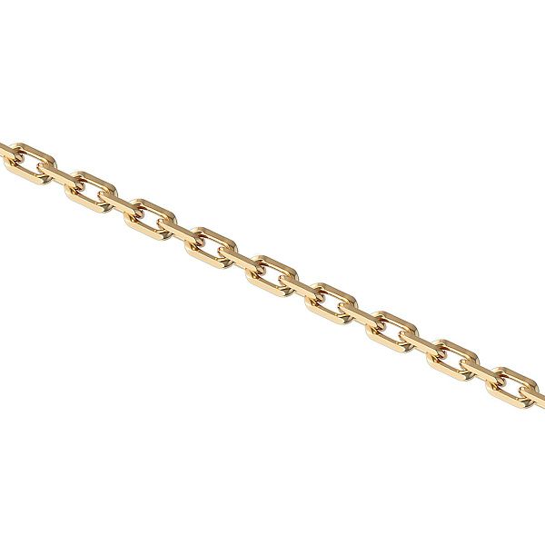 Цепь, плетение «Якорное» из красного золота