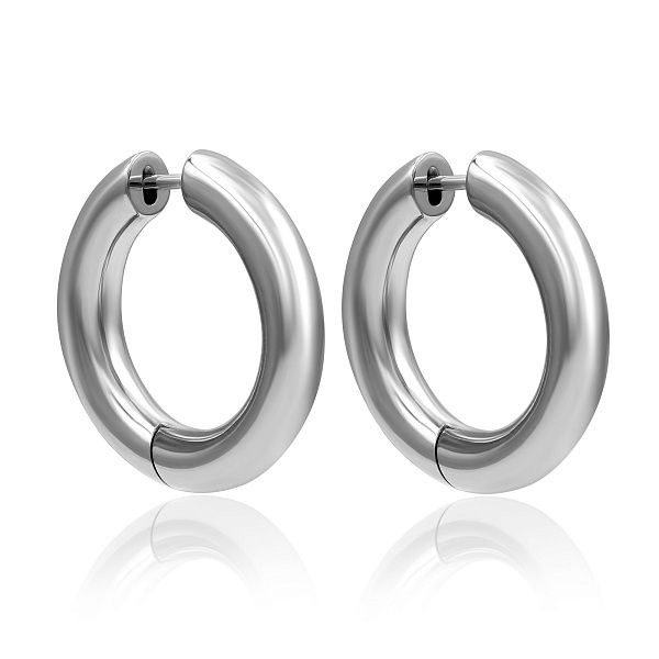 Серьги из белого золота 