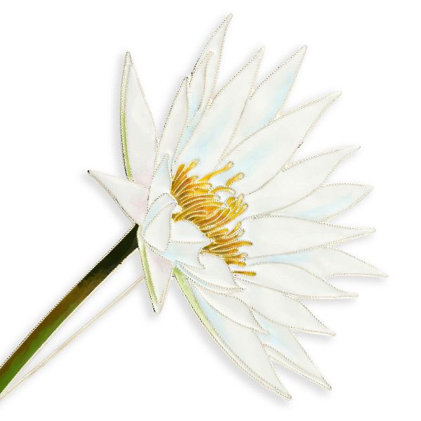 Брошь «Водяная лилия»