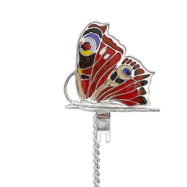 Ситечко «Павлиний глаз» из серебра 