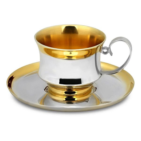 Блюдце из серебра 