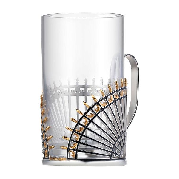 Подстаканник «Верхний Лебяжий мост» из серебра 