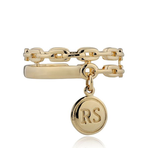 Кольцо из желтого золота с бриллиантом