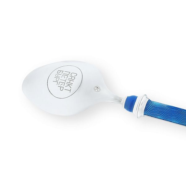 Ложка чайная «Лахта центр» из серебра