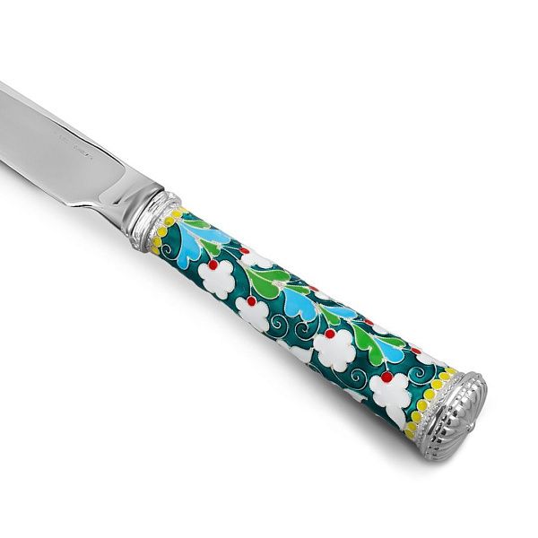 Нож столовый из серебра