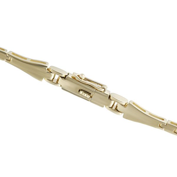 Браслет из желтого золота с бриллиантами