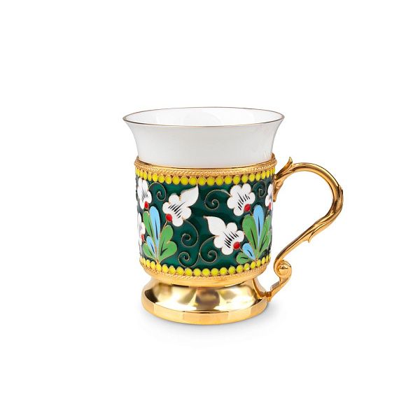 Набор кофейный из серебра