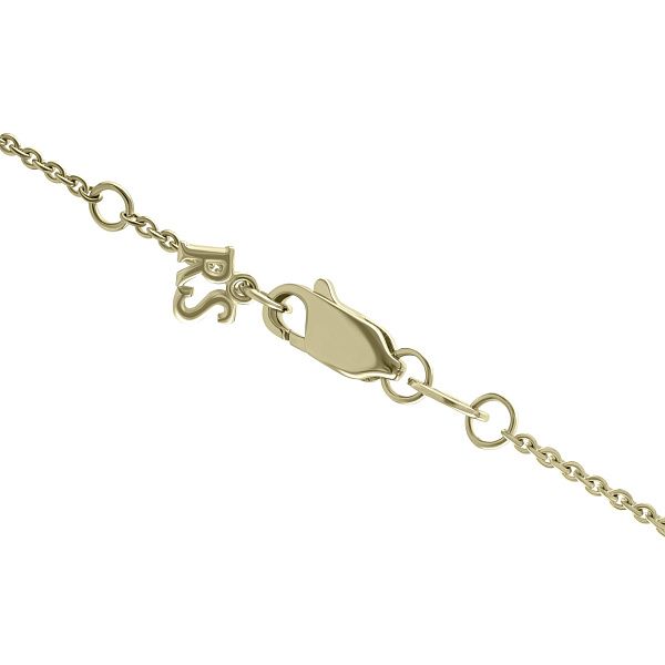 Браслет из желтого золота с бриллиантами