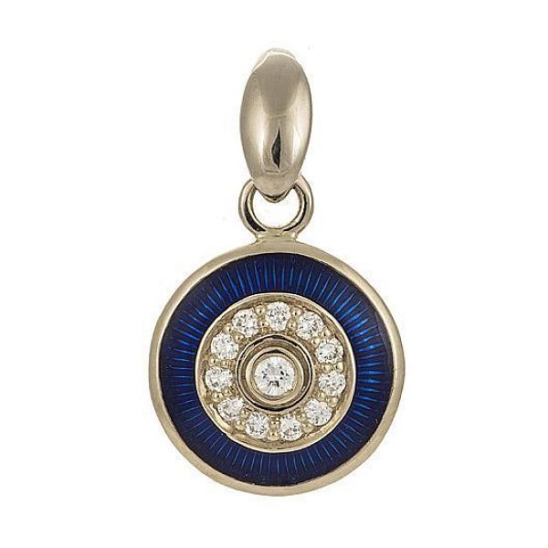 Подвеска из белого золота с бриллиантами