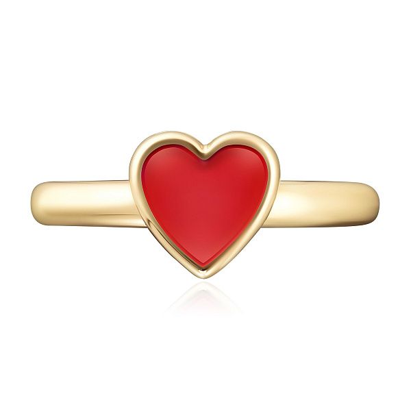 Кольцо из желтого золота с бриллиантами